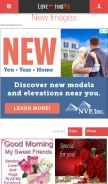 How lovethispic.com looks like on a mobile device such as an iPhone.