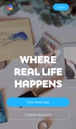 How lovoo.it looks like on a mobile device such as an iPhone.