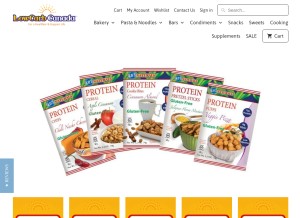 How lowcarbcanada.ca looks like on a tablet such as an iPad.