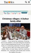 How lowellsun.com looks like on a mobile device such as an iPhone.