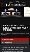How lpmotors.it looks like on a mobile device such as an iPhone.