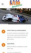 How lrmmotors.it looks like on a mobile device such as an iPhone.