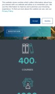 How lrn.com looks like on a mobile device such as an iPhone.