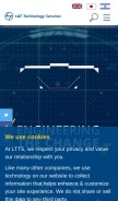 How ltts.com looks like on a mobile device such as an iPhone.