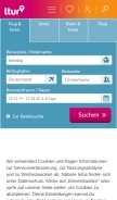 How ltur.com looks like on a mobile device such as an iPhone.
