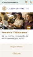 How lu.se looks like on a mobile device such as an iPhone.