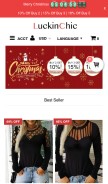 How luckinchic.com looks like on a mobile device such as an iPhone.