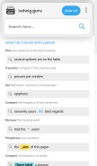 How ludwig.guru looks like on a mobile device such as an iPhone.