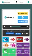 How luisteren.nl looks like on a mobile device such as an iPhone.