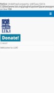 How luk.org looks like on a mobile device such as an iPhone.