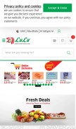 How luluhypermarket.com looks like on a mobile device such as an iPhone.