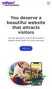 How luminate.com looks like on a mobile device such as an iPhone.