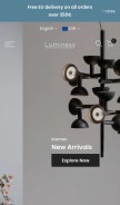 How luminesy.com looks like on a mobile device such as an iPhone.
