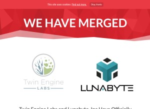 How lunabyte.io looks like on a tablet such as an iPad.