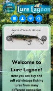 How lurelagoon.com looks like on a mobile device such as an iPhone.