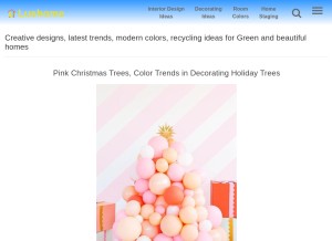 How lushome.com looks like on a tablet such as an iPad.