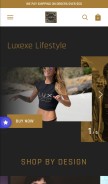 How luxexe.com looks like on a mobile device such as an iPhone.