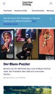 How luzernerzeitung.ch looks like on a mobile device such as an iPhone.