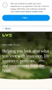 How lv.com looks like on a mobile device such as an iPhone.