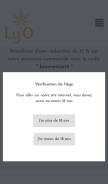 How ly-o.fr looks like on a mobile device such as an iPhone.