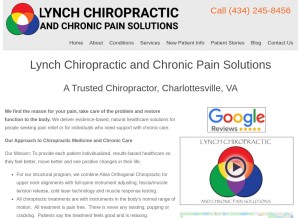 How lynchchronicpainsolutions.com looks like on a tablet such as an iPad.