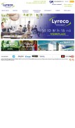How lyreco.com looks like on a mobile device such as an iPhone.