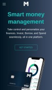 How m1finance.com looks like on a mobile device such as an iPhone.