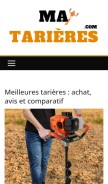 How ma-tariere.com looks like on a mobile device such as an iPhone.
