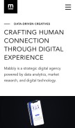 How mabbly.com looks like on a mobile device such as an iPhone.