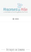 How macetesdemae.com looks like on a mobile device such as an iPhone.
