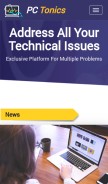 How macinstl.com looks like on a mobile device such as an iPhone.