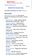 How macintouch.com looks like on a mobile device such as an iPhone.