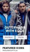 How mackage.com looks like on a mobile device such as an iPhone.