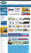 How macsautoparts.com looks like on a mobile device such as an iPhone.