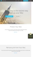How macshiny.com looks like on a mobile device such as an iPhone.