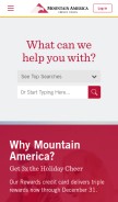 How macu.com looks like on a mobile device such as an iPhone.