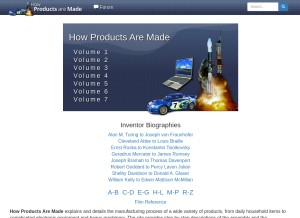 How madehow.com looks like on a tablet such as an iPad.