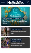 How mafiastatus.com looks like on a mobile device such as an iPhone.
