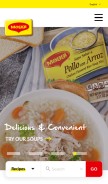 How maggi.com looks like on a mobile device such as an iPhone.