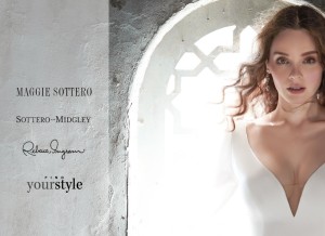 How maggiesottero.com looks like on a tablet such as an iPad.