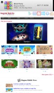 How magmamobile.com looks like on a mobile device such as an iPhone.