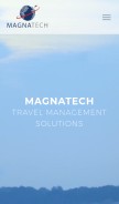 How magnatech.com looks like on a mobile device such as an iPhone.
