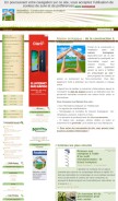 How maisoneco.com looks like on a mobile device such as an iPhone.