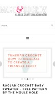 How makeanddocrew.com looks like on a mobile device such as an iPhone.