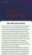 How makeitmeme.com looks like on a mobile device such as an iPhone.