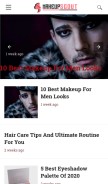 How makeupscout.com looks like on a mobile device such as an iPhone.
