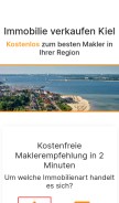 How maklerfinden-sh.de looks like on a mobile device such as an iPhone.