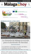 How malagahoy.es looks like on a mobile device such as an iPhone.