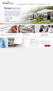 How manageamerica.com looks like on a mobile device such as an iPhone.