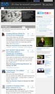 How managementexchange.com looks like on a mobile device such as an iPhone.